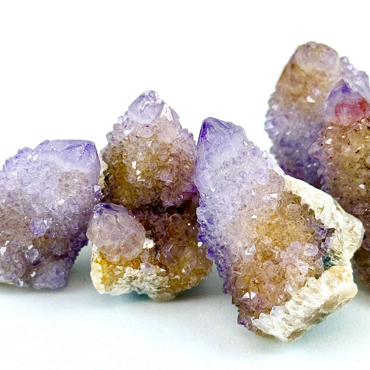 healing crystals towers and polished stones
