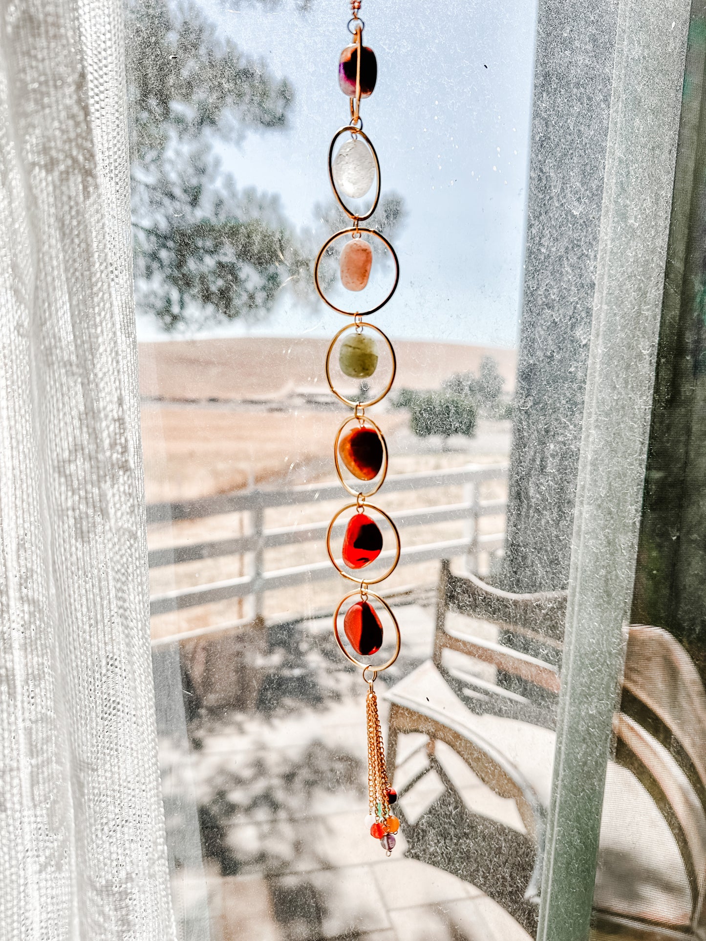 Chakra Crystal Wall Hanging