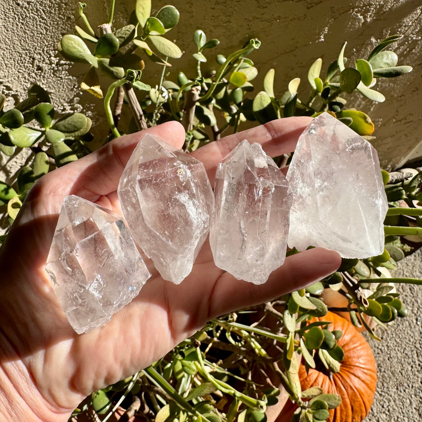 Large Clear Quartz Points & Towers