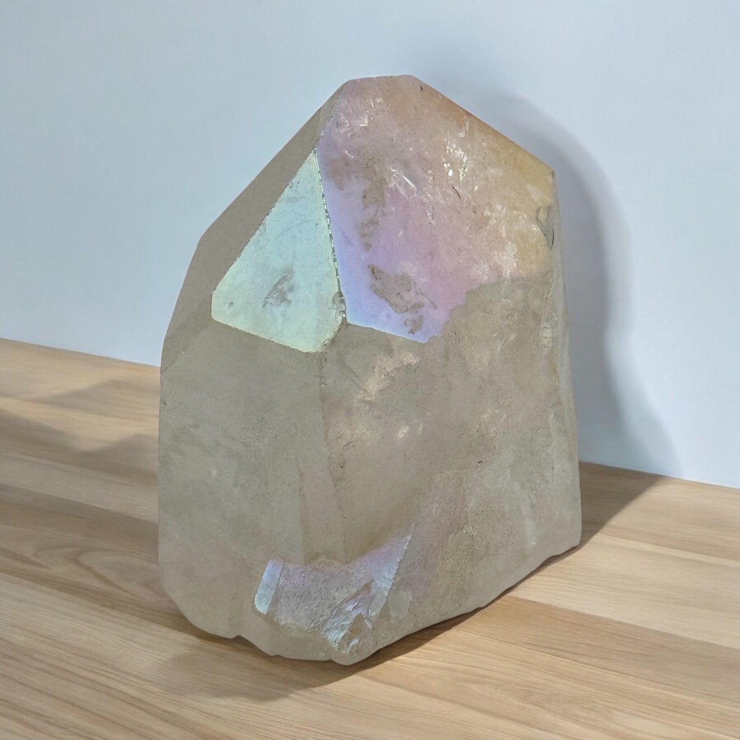 Angel Aura Semi-Polished Quartz Points