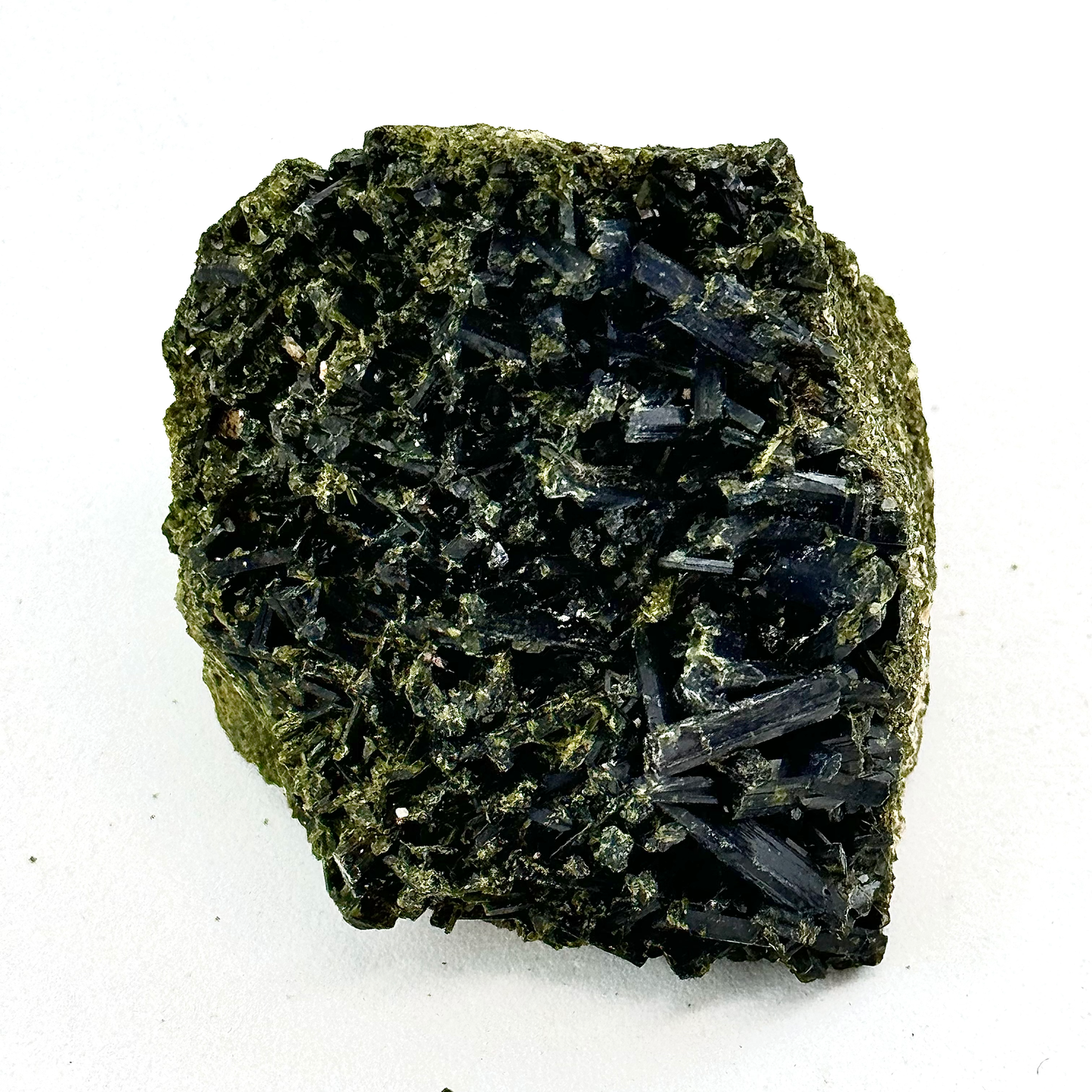 deep sea green epidote stone
