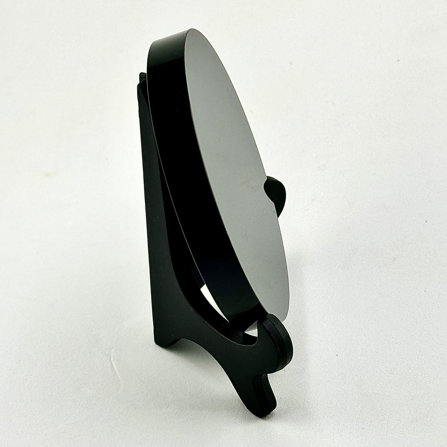 Black Obsidian Scrying Mirror with Stand