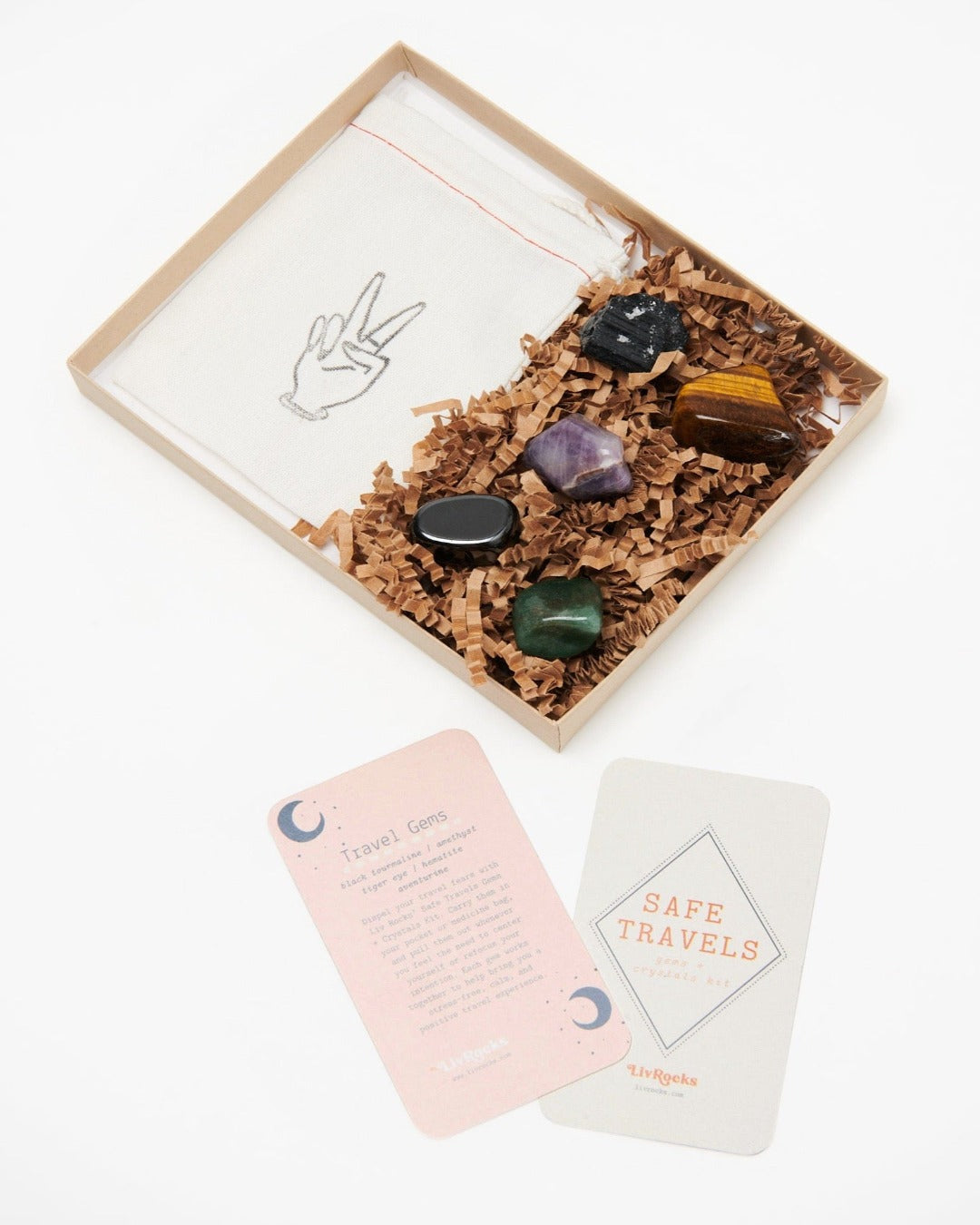 SAVE TRAVELS Gems + Crystals Set - Crystals Shop, Gems + Wholesale Sage by Liv Rocks