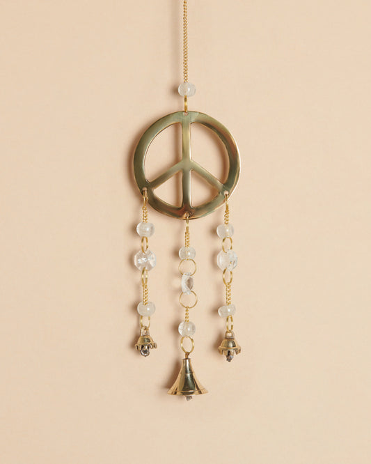 Peace Beaded Wind Chime