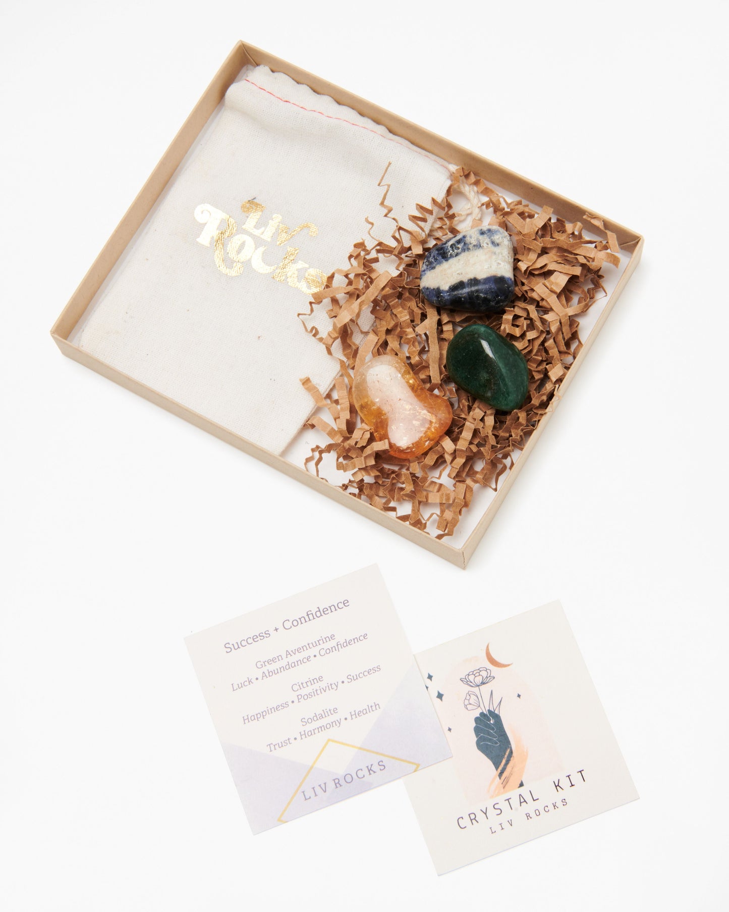 Success + Confidence Crystals Set - Crystals Shop, Gems + Wholesale Sage by Liv Rocks