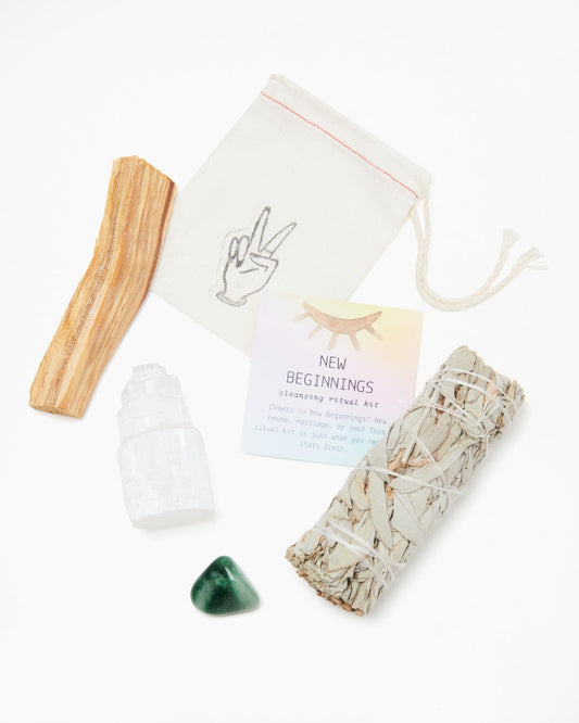 NEW BEGINNINGS | Crystal Ritual Kit - Crystals Shop, Gems + Wholesale Sage by Liv Rocks