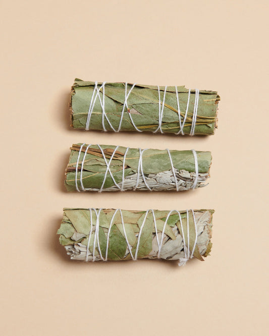 White Sage + Eucalyptus Smudge - Crystals Shop, Gems + Wholesale Sage by Liv Rocks