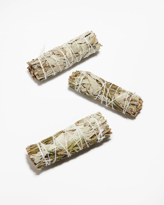 White Sage + Rosemary Smudge Sage Sticks - Crystals Shop, Gems + Wholesale Sage by Liv Rocks