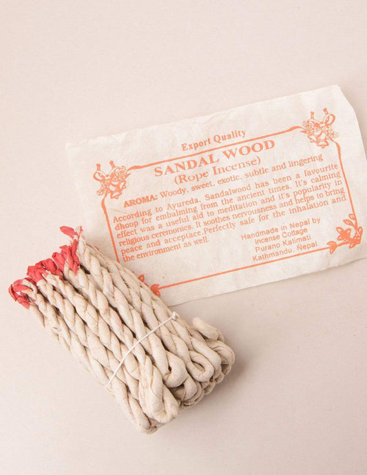 Tibetan Rope Incense - Patchouli - Crystals Shop, Gems + Wholesale Sage by Liv Rocks