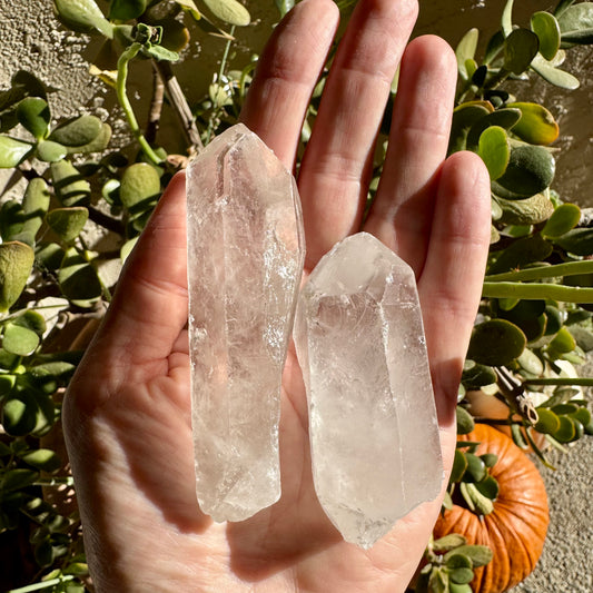 Large Clear Quartz Points & Towers