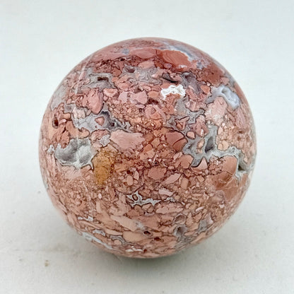 Cotton Candy Agate Sphere with Holder