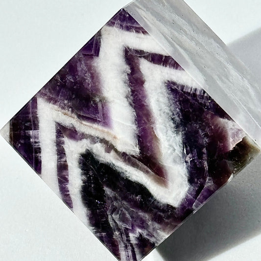 Dream Amethyst Cube | Chevron Amethyst