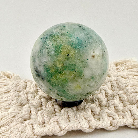 Phoenix Stone Sphere with Holder