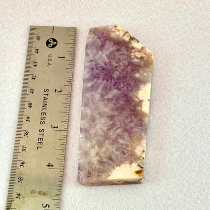 Pink Amethyst with Flower Agate from Australia