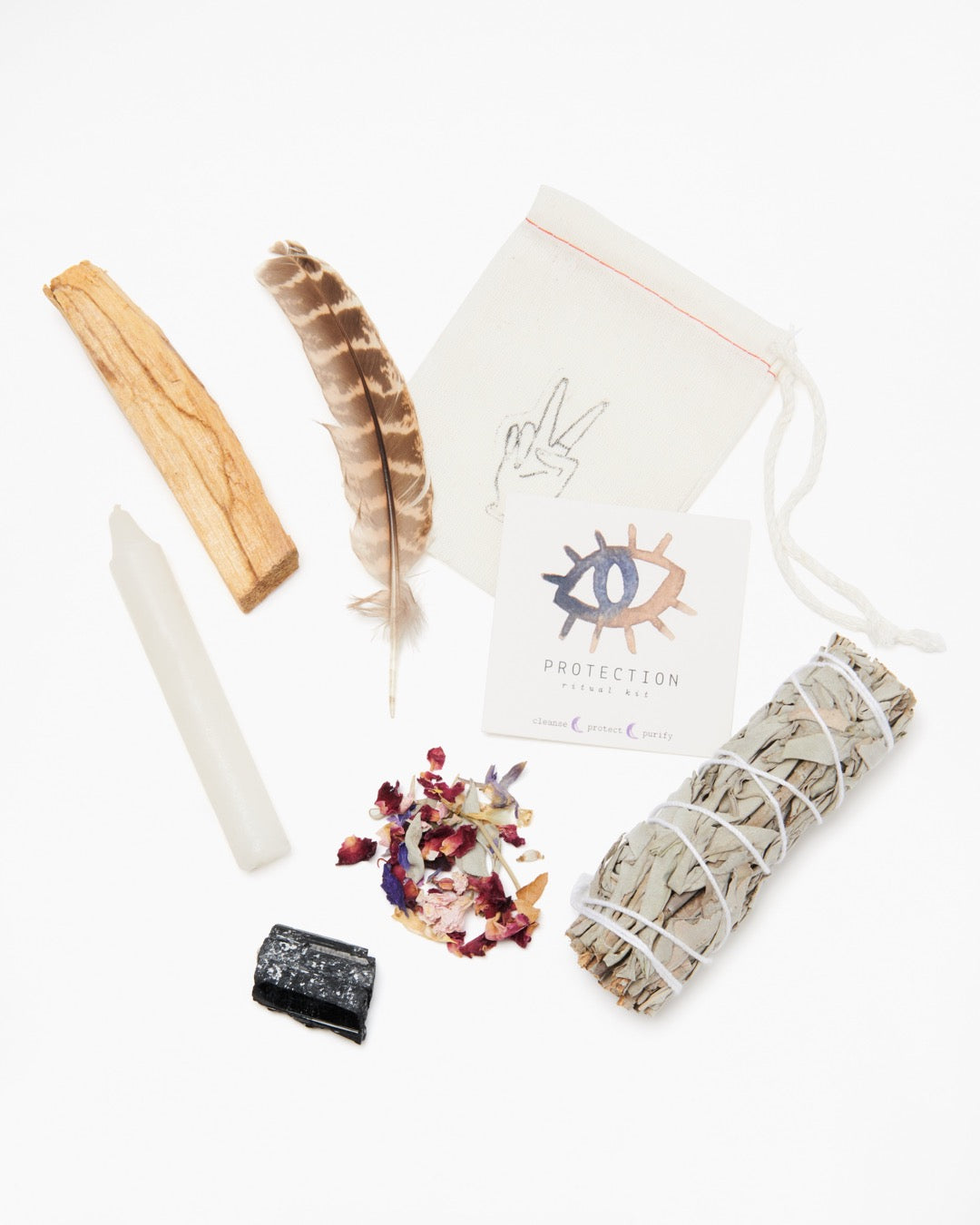 Protection Ritual Kit - Crystals Shop, Gems + Wholesale Sage by Liv Rocks