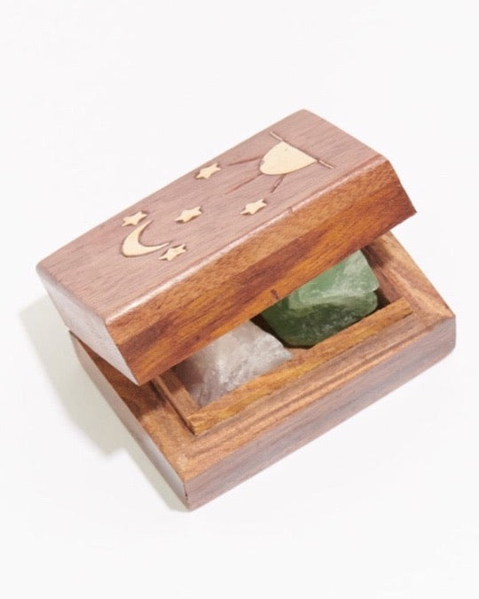 Sun + Moon Crystal Box - Crystals Shop, Gems + Wholesale Sage by Liv Rocks
