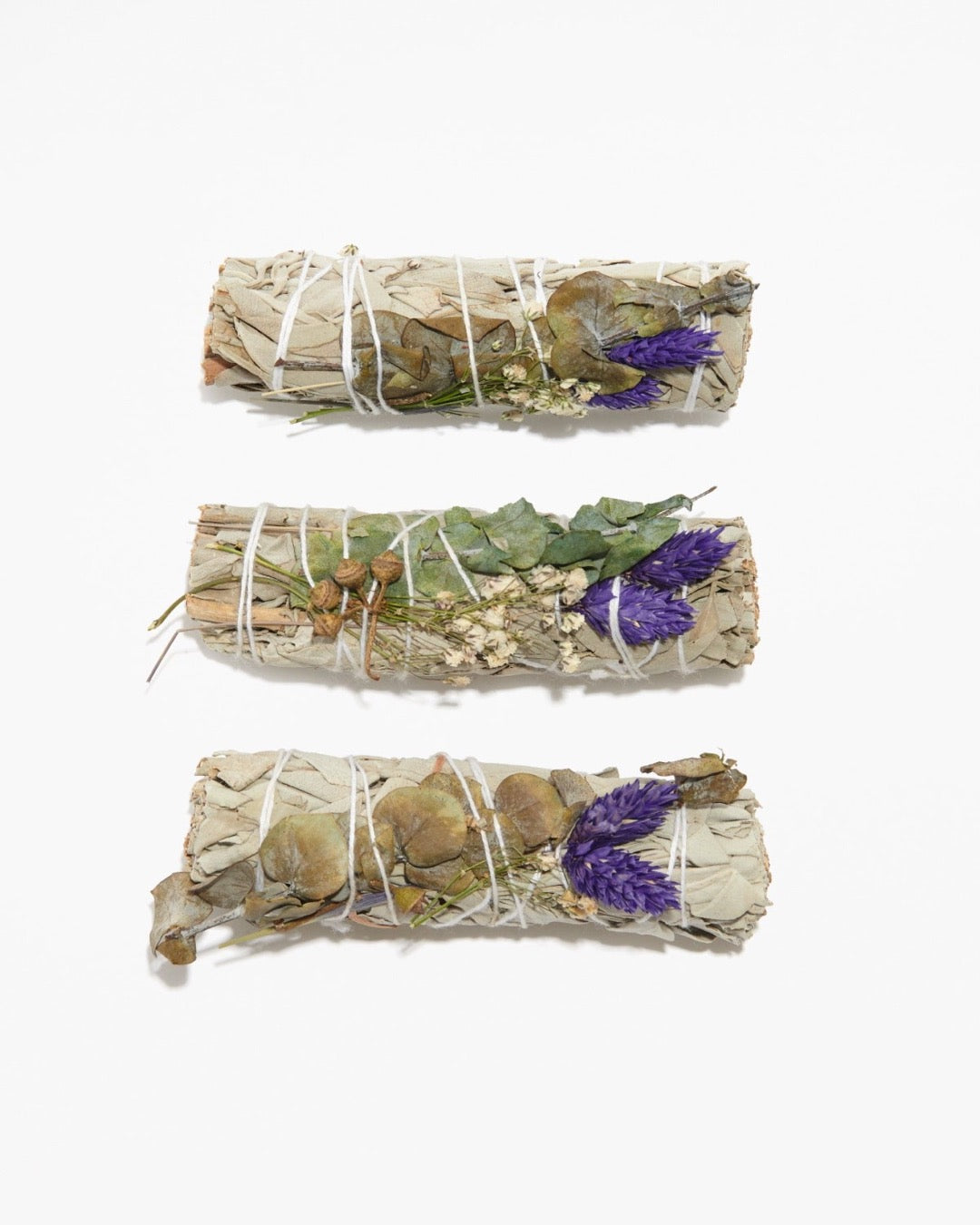 Sage + Lavender + Eucalyptus Dollar Smudges - Crystals Shop, Gems + Wholesale Sage by Liv Rocks