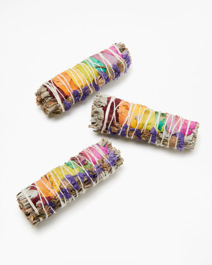 Chakra Sage Bundle + Lavender - Crystals Shop, Gems + Wholesale Sage by Liv Rocks