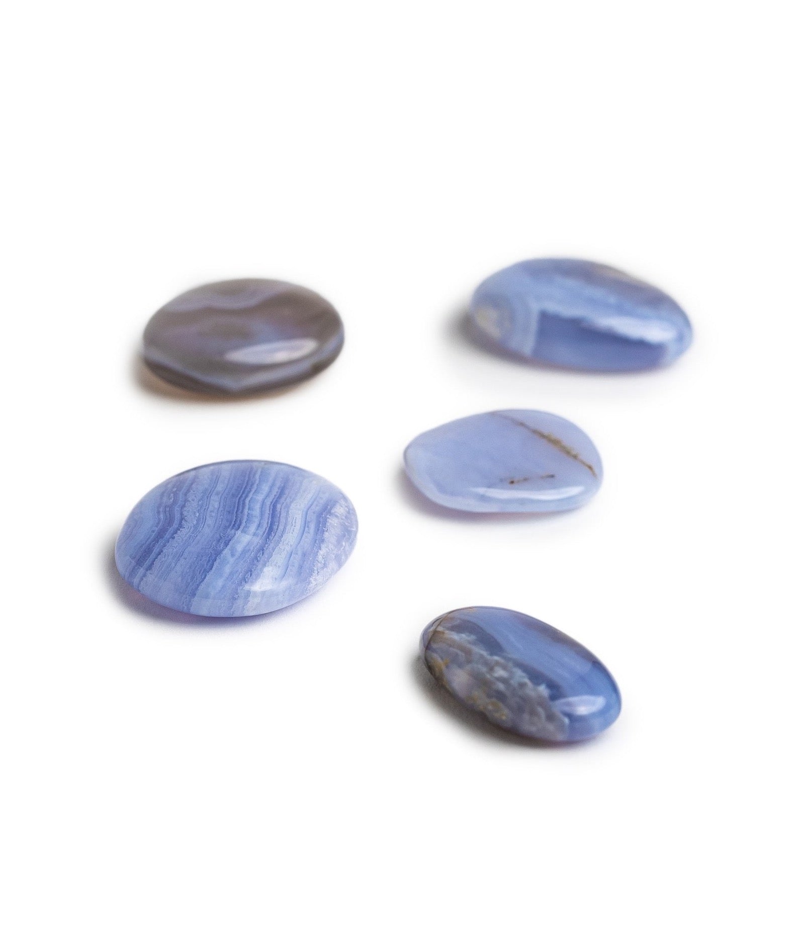 Blue Lace Agate Stones - Crystals Shop, Gems + Wholesale Sage by Liv Rocks