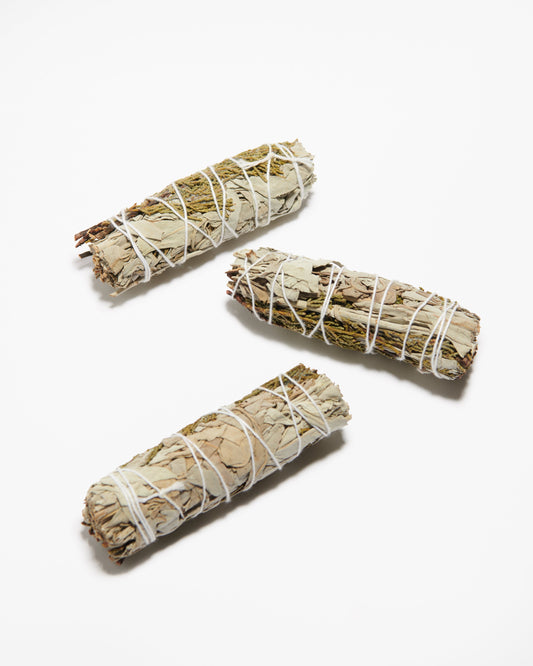 Sage + Juniper Smudge Sticks - Crystals Shop, Gems + Wholesale Sage by Liv Rocks